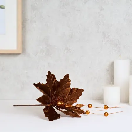 Цветок декоративный KREAFORTA 39 см коричневый