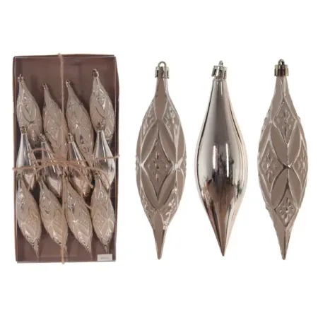 Набор елочных украшений «Капля», 936115 15x4x4 см, цвет золотой 12 шт.