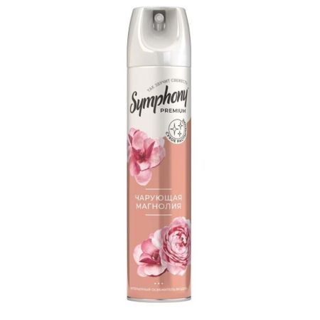 Освежитель воздуха Symphony Premium Чарующая магнолия 300млСВЕЖИТЕЛЬ ВОЗДУХА ЧАРУЮЩ МАГН SYM 300МЛ