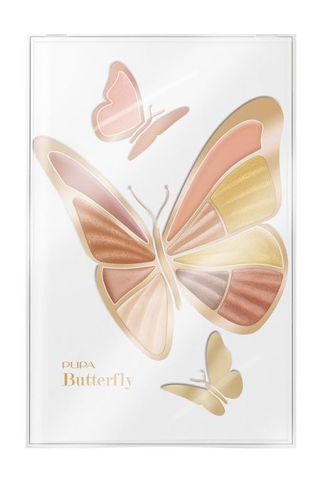 Pupa Butterfly Eye and Lip Make-Up Palette: 002 Golden Brown nubecom трафареты для росписи бабочек