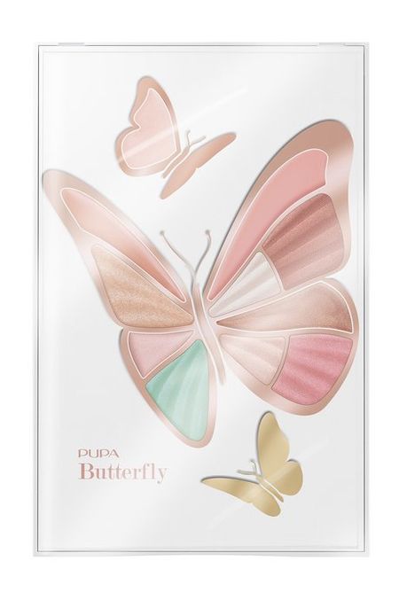 Pupa Butterfly Eye and Lip Make-Up Palette: 004 Pastel Touch nubecom трафареты для росписи бабочек