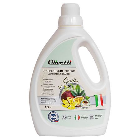Гель для стирки OLIVETTI Эко-Гель для стирки деликатных тканей