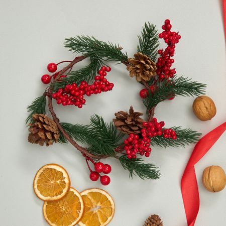 Венок Веточка/Rametto миниатюрный рождественский венок whphous 6 см