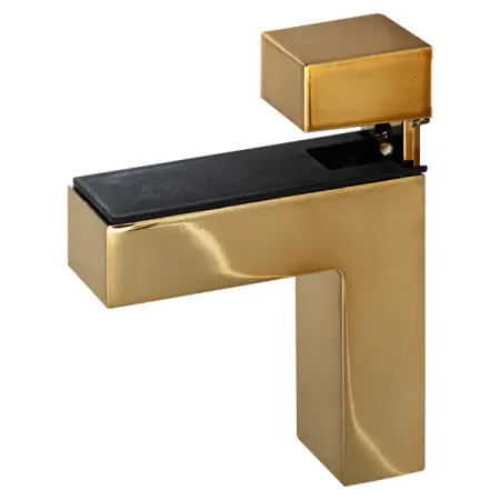 Полкодержатель Пеликан 85x24x64 мм ЦАМ цвет золото