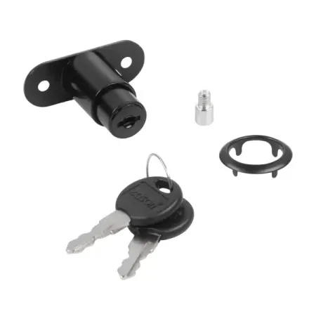 Замок мебельный врезной 20x19 мм цвет черный 1 шт. металлический мини замок в форме кошки