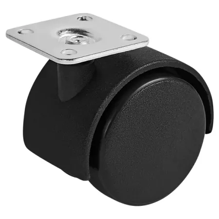 Мебельный ролик поворотный с тормозом 50 мм до 40 кг цвет черный упорный ролик для can am maverick max turbo x3 traxter defender hd9 hd10 side by side 420629211 417127016