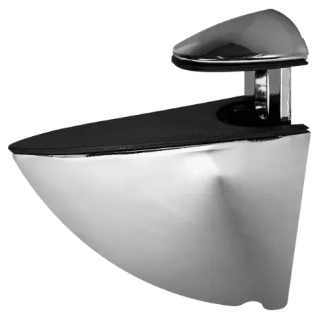 Полкодержатель Пеликан 70x27x60 мм ЦАМ цвет xром