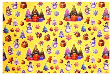 Бумага упаковочная для подарков ArteNuevo крафт, 70 см х 1 м