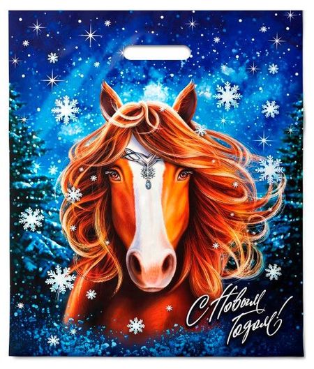 Пакет подарочный АппликА Метелица, 40х47 см