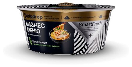 Лапша быстрого приготовления Бизнес меню Удон Якитори с кусочками курицы, 110 г