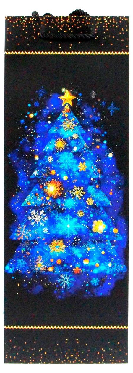 Пакет подарочный для бутылки ArteNuevo бумажный бут 13х36 см, 1 шт альбом для вас и ваших друзей