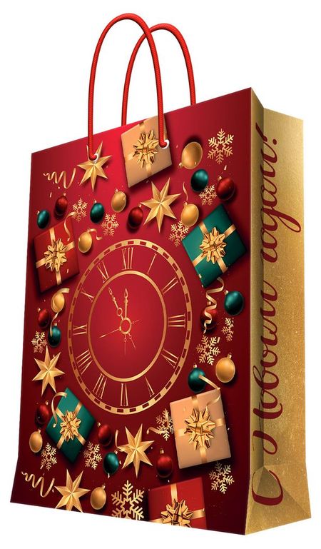 Пакет подарочный Феникс-Презент бумажный 41x49x19 см, 1 шт в ассортименте робокар поли и его друзья нрдм 1602 наклей и раскрась для самых маленьких