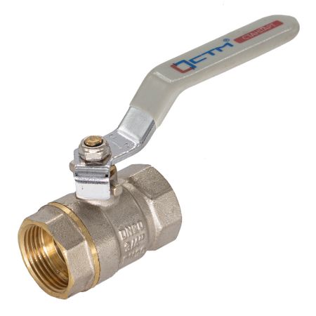 Кран шаровой латунный СТМ Стандарт 2 ВР(г) х 2 ВР(г) ручка прямой (CWFFH002)