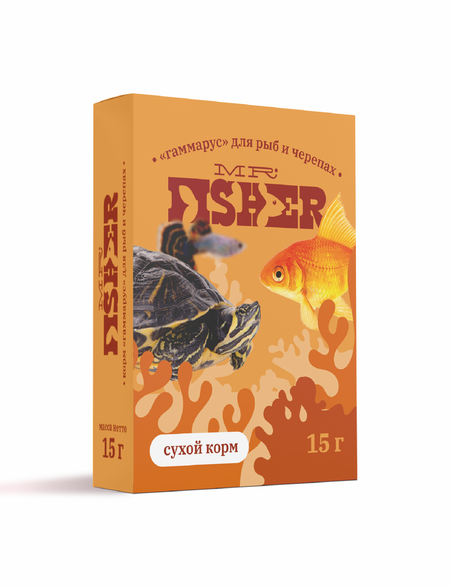 Корм MR.Fisher Сухой корм для рыб и водных черепах 