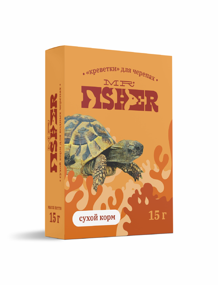 Корм MR.Fisher Сухой корм для водных черепах 