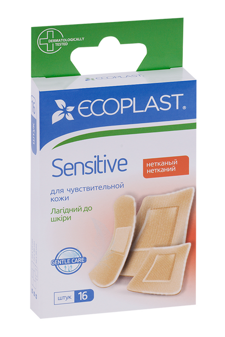 Набор Экопласт пластырь Sensitive №16 мед/неткан