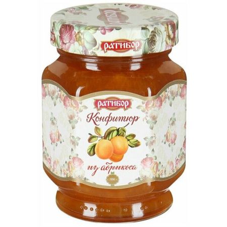 Конфитюр Ратибор абрикос стеклянная банка 365 г