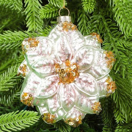 Ёлочная игрушка Goodwill цветок 12 см в ассортименте