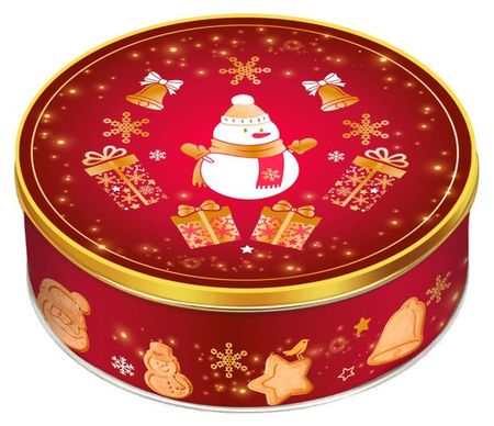 Печенье сахарное АШАН Красная птица фигурное с яблоком и корицей, 400 г