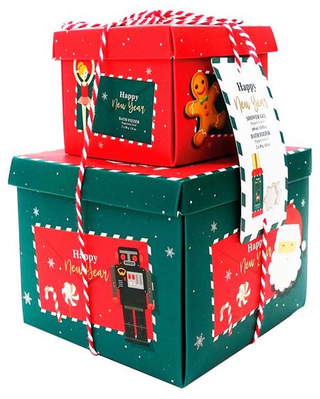 Набор подарочный Beauterica Happy New Year 63, Гель для душа 100 мл + Соль 2х30 г