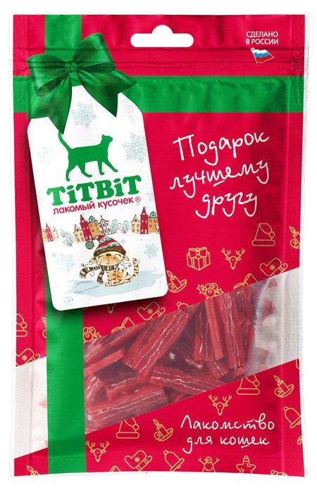 Лакомство для кошек TiTBiT Мраморная нарезка из говядины, 70 г