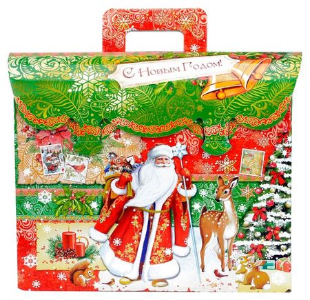 Подарок новогодний сладкий Мосупак Сундук Спешу на праздник, 1,172 кг