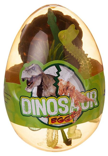 Набор фигурок Junfa Динозавр + скелет динозавра в яйце, 1 шт в ассортименте