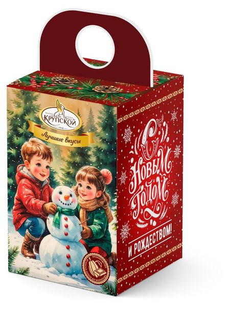 Подарок новогодний сладкий Славянка Лучшее от фабрики Крупской, 1,4 кг