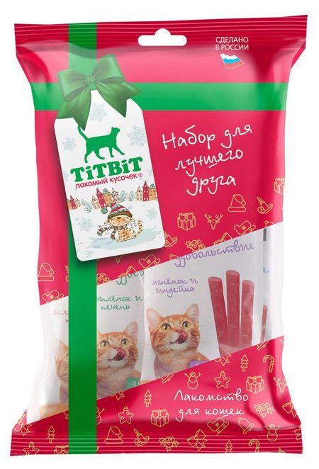 Лакомство для кошек TiTBiT Двойное удовольствие, 4х45 г ролан барт удовольствие от текста