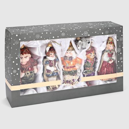 Набор ёлочных игрушек Snow and Stars Кот в сапогах 6 шт