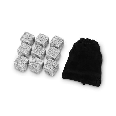 Набор каменных кубиков Homefeel для охлаждения виски (кубики гранит 2 см 9 штук + мешочек для хранения константин фрес любовница каменных драконов