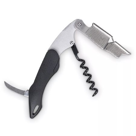 Штопор рычажный 3в1 Homefeel black hj-lc08