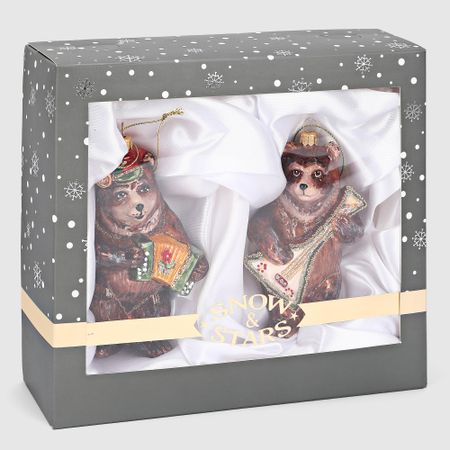 Набор ёлочных игрушек Snow and Stars Друзья 2 шт витольд шабловский танцующие медведи