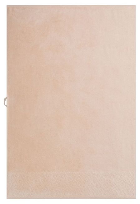 Полотенце махровое Actuel бежевое, 100х150 см