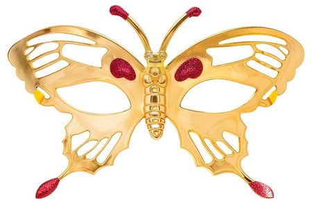 Маска карнавальная новогодняя Partymania Тайна бабочки, 1 шт