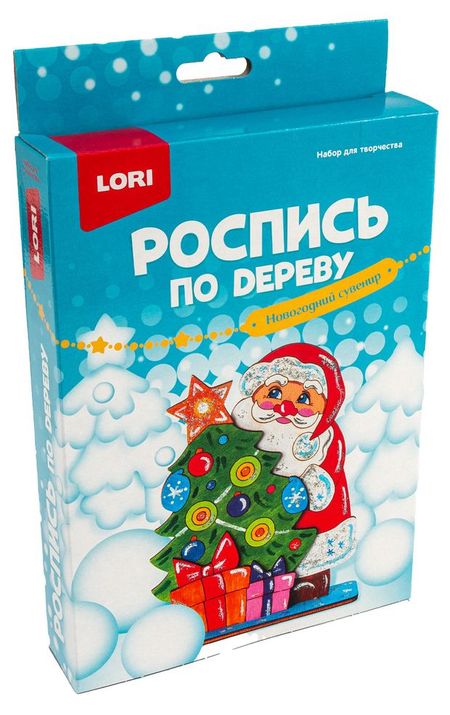 Набор для творчества LORI Роспись по дереву Новогодний сувенир, 1 шт в ассортименте