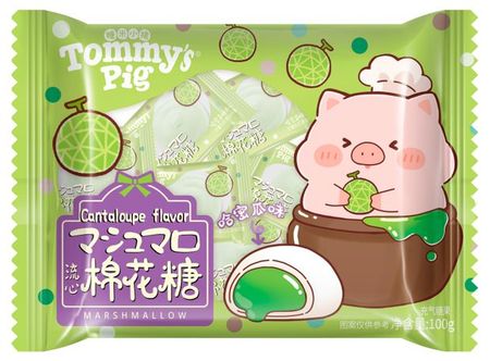 Маршмеллоу Tommy Pig с текучей начинкой дыня Китай, 100 г маленькие солдаты великой отечественной