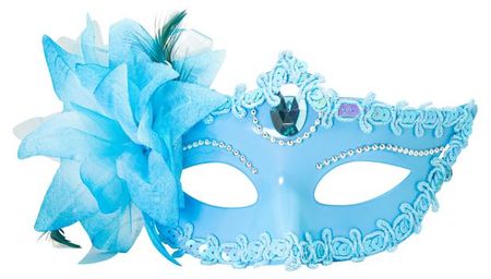 Маска карнавальная новогодняя Partymania Незнакомка, 1 шт