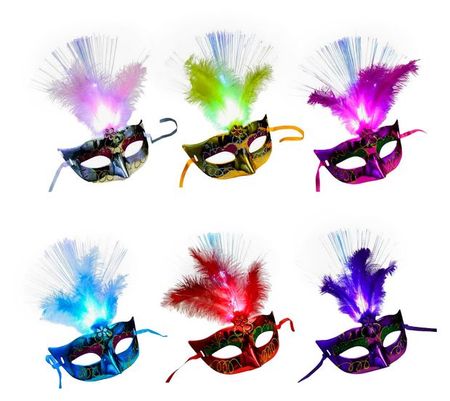 Маска карнавальная новогодняя BALL MASQUERADE Рандеву, 1 шт в ассортименте