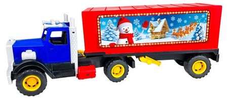 Машина Лена Трейлер Праздничный, 670х170х220 мм