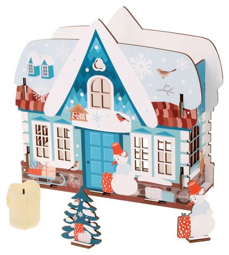 Набор для творчества Домик деда мороза зимний, 35х26х4,5 см