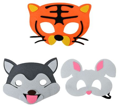 Маска карнавальная новогодняя BALL MASQUERADE Животные, 1 шт в ассортименте