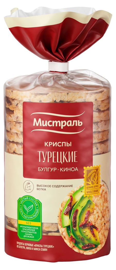Криспы Мистраль Турецкие булгур киноа, 110 г