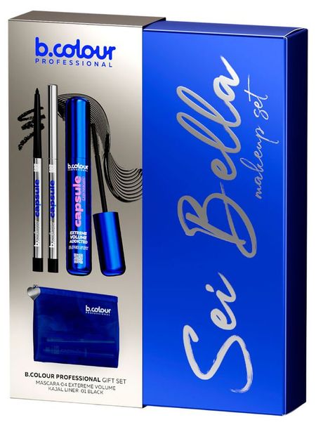 Набор подарочный для макияжа глаз B.Colour Professional Dolce Vita, Карандаш для глаз + Тушь для ресниц