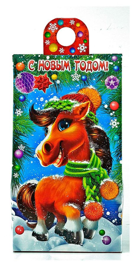 Подарок новогодний сладкий Мосупак Сумочка Яркие шарики, 376 г