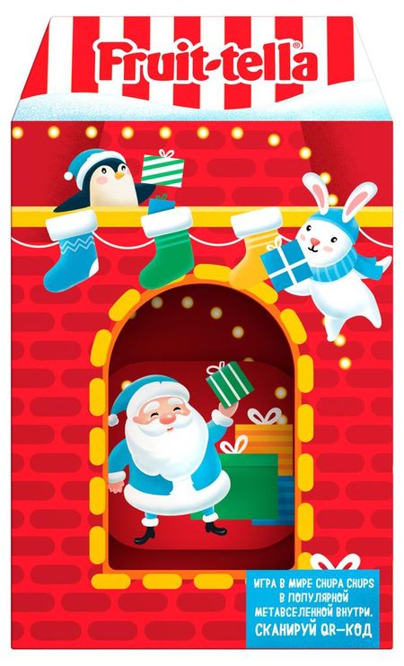 Подарок новогодний сладкий Сказочный камин, 314 г