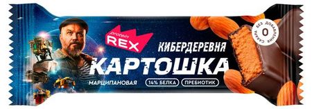 Батончик протеиновый Protein Rex Картошка марципановая в глазури, 40 г регина петрова лучшая энциклопедия