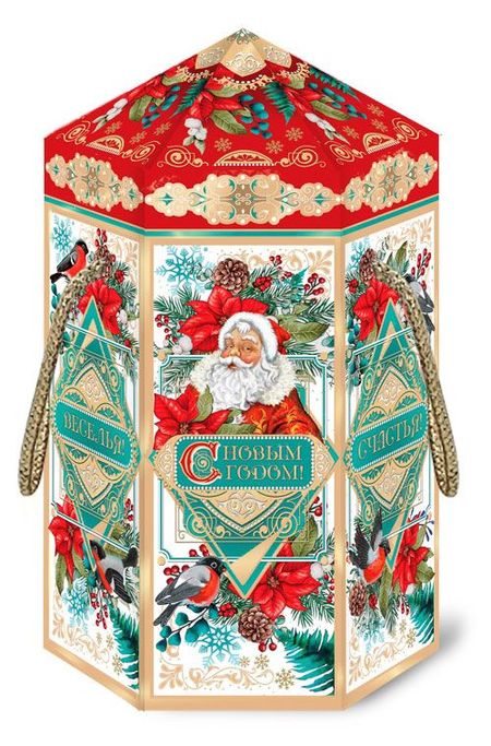 Подарок новогодний сладкий Новогодний коллаж, 800 г в ассортименте