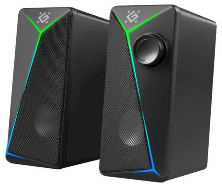 Акустическая система Defender 2.0 J5 6Вт, подсветка питание от USB