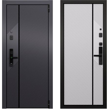 Дверь входная Torex Талса Смарт правая оскуро - бьянко 860х2050 мм с электронным замком